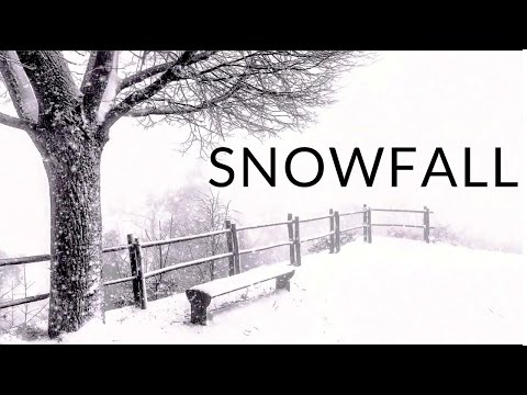 Snowfall & Soft Music， Sleep Instantly .   降雪, 柔らかい音楽     강설량, 부드러운 음악